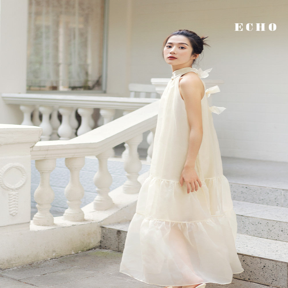 echo bridal bridal morning gown Wenying new Chinese style engagement dress wedding daily cheongsam light wedding dress image 3
