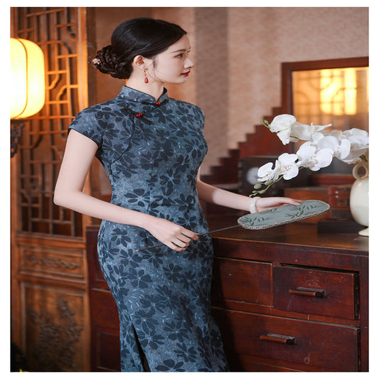ASAYA-3771 “Blue Blossom Cheongsam” 🌸