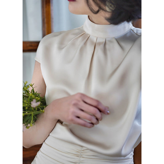 ASAYA-3770 Luxe Satin Top 🌸