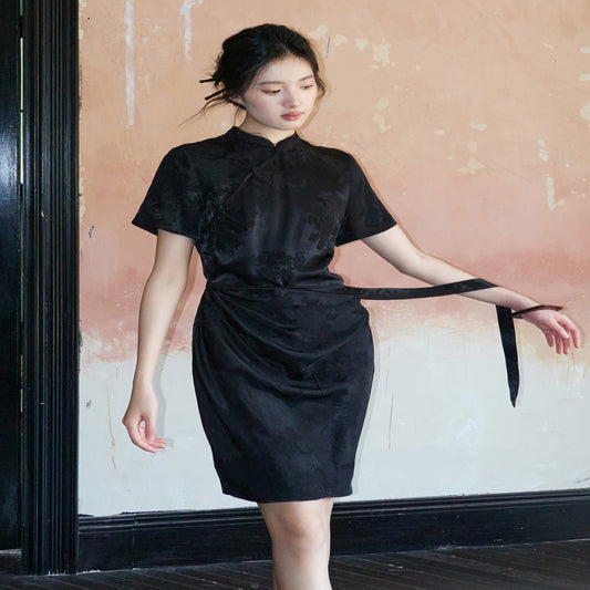 ASAYA-3740 Elegant Wrap-around Cheongsam Dress 🌸