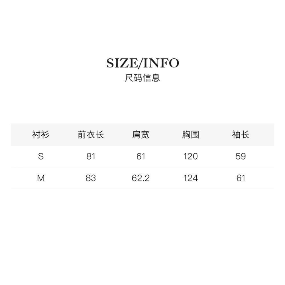 Mogas upper body paper man heavy combed cotton ROW style cool commuting blue shirt stand collar jacket female spring and autumn image 22