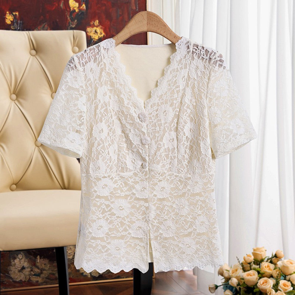 Everything can be worn in all seasons Hollow lace bottom camisole vest for women with V neck perfect for wearing on the outside and on the inside with a beautiful back image 29