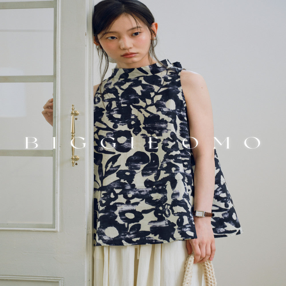 Biggie Omo bustling and cool comfortable for commuting hanging neck vest top for women image 5