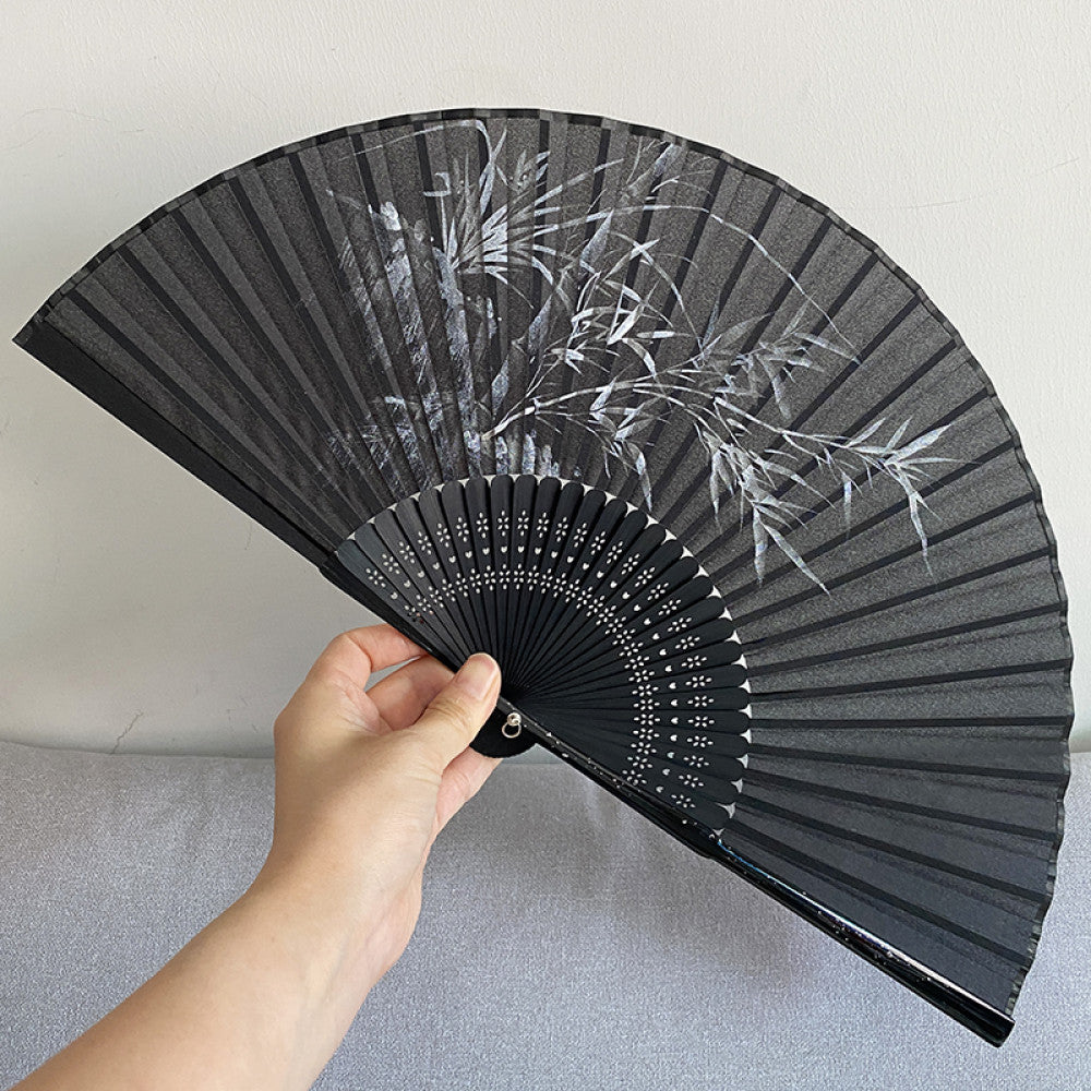 ASAYA3349 Silk Fan with Various Prints