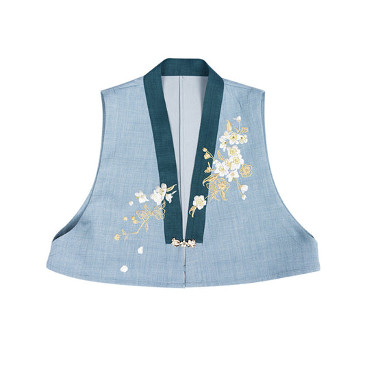 ASAYA3235 Qu Chinese Style Original Hanfu Swirl Skirt New Chinese Style Embroidered Set