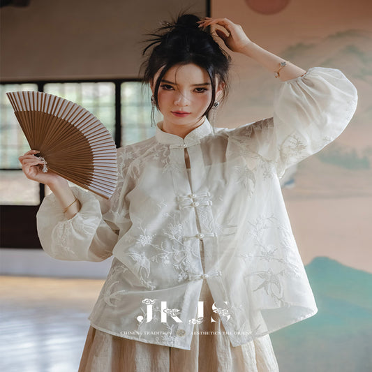 ASAYA3110 Tang Suit Women’s Chinese Style High-end Improved Hanfu Women’s Shirt