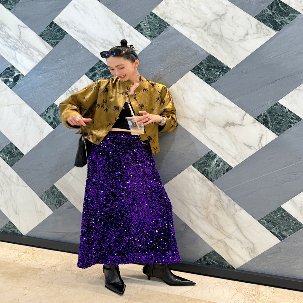 Leopard patterned fried noodles with a high end feel new Chinese style vinegar loose jacket women s Chinese style short Tang style shirt stand up collar top image 5