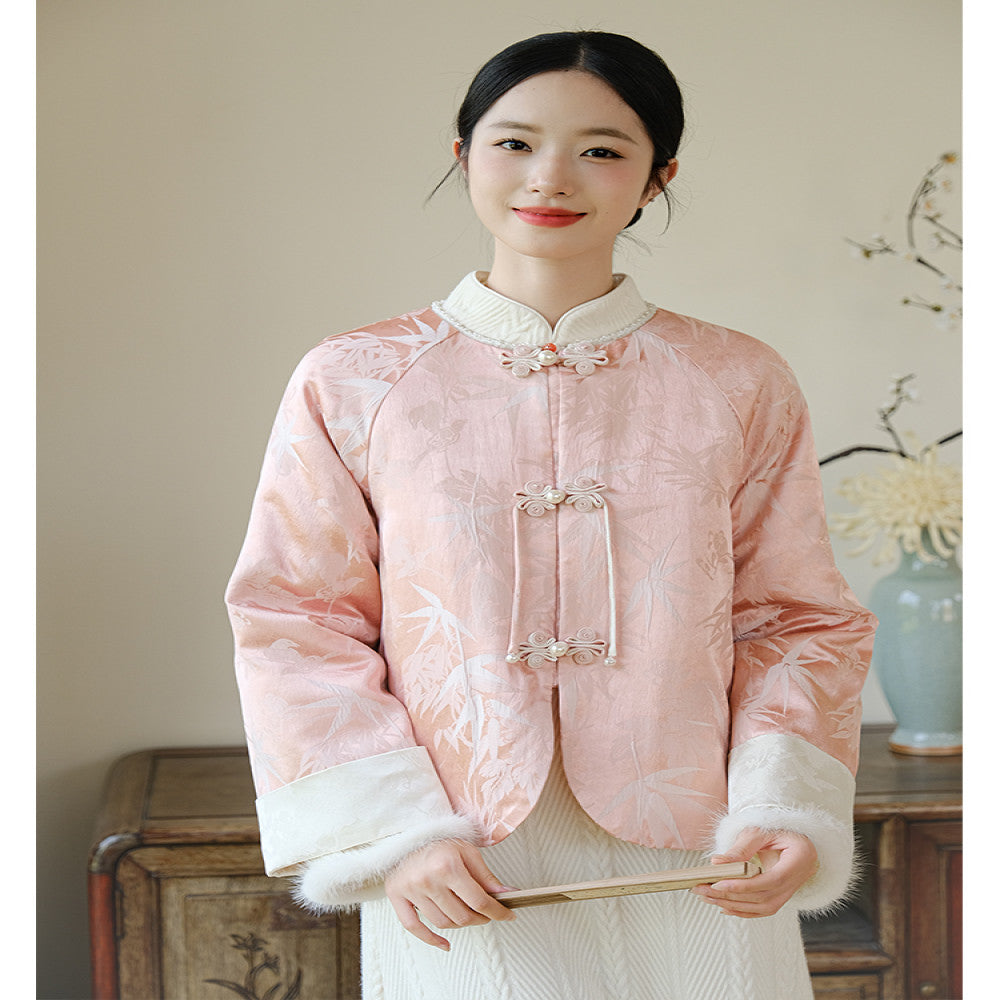 Shanyouse new Chinese style jacket winter improved Tang suit for women Chinese style young style Zen tea suit buttoned top image 21