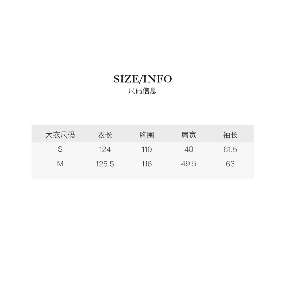 Mogas Poison Home Customized Cool and Luxurious White Wool Coat with Large Silhouette and Stylish Appearance Thin and Long Coat for Women in Autumn and Winter image 32