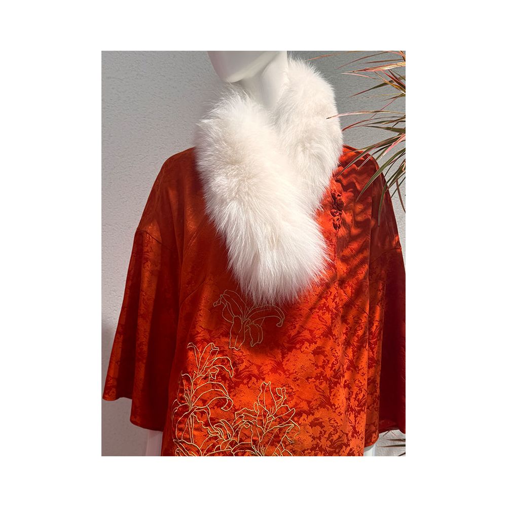 Tang style short jacket for women new Chinese style jacquard slant collar button red New Year s greeting jacket improved Chinese style New Year Tang style winter outfit image 30