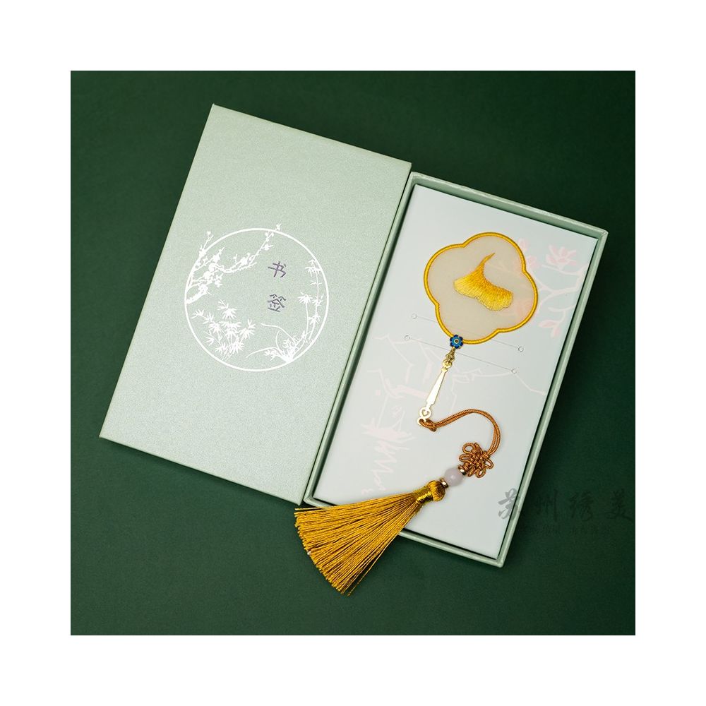 Suzhou Embroidery Handmade Double sided Embroidery Bookmark with Chinese Style Characteristics Suzhou Embroidery Art Gift for School Season Teacher s Day Gift image 9