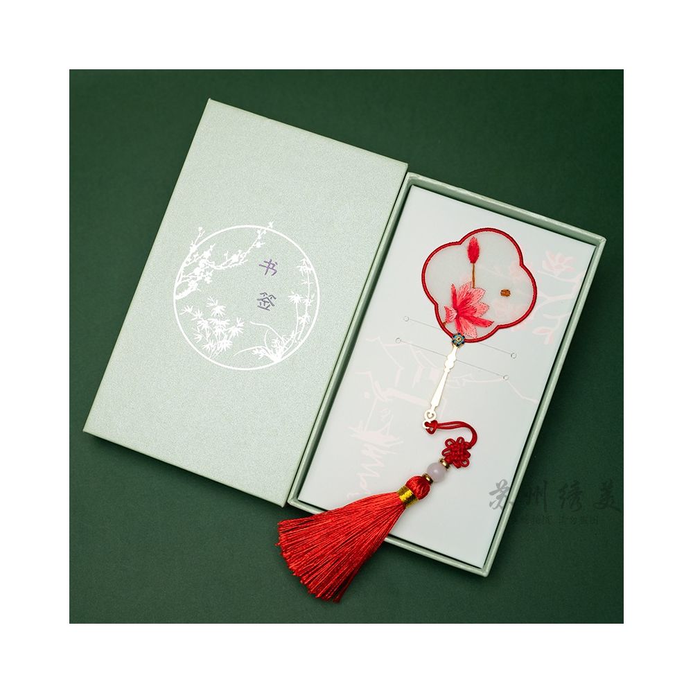 Suzhou Embroidery Handmade Double sided Embroidery Bookmark with Chinese Style Characteristics Suzhou Embroidery Art Gift for School Season Teacher s Day Gift image 21