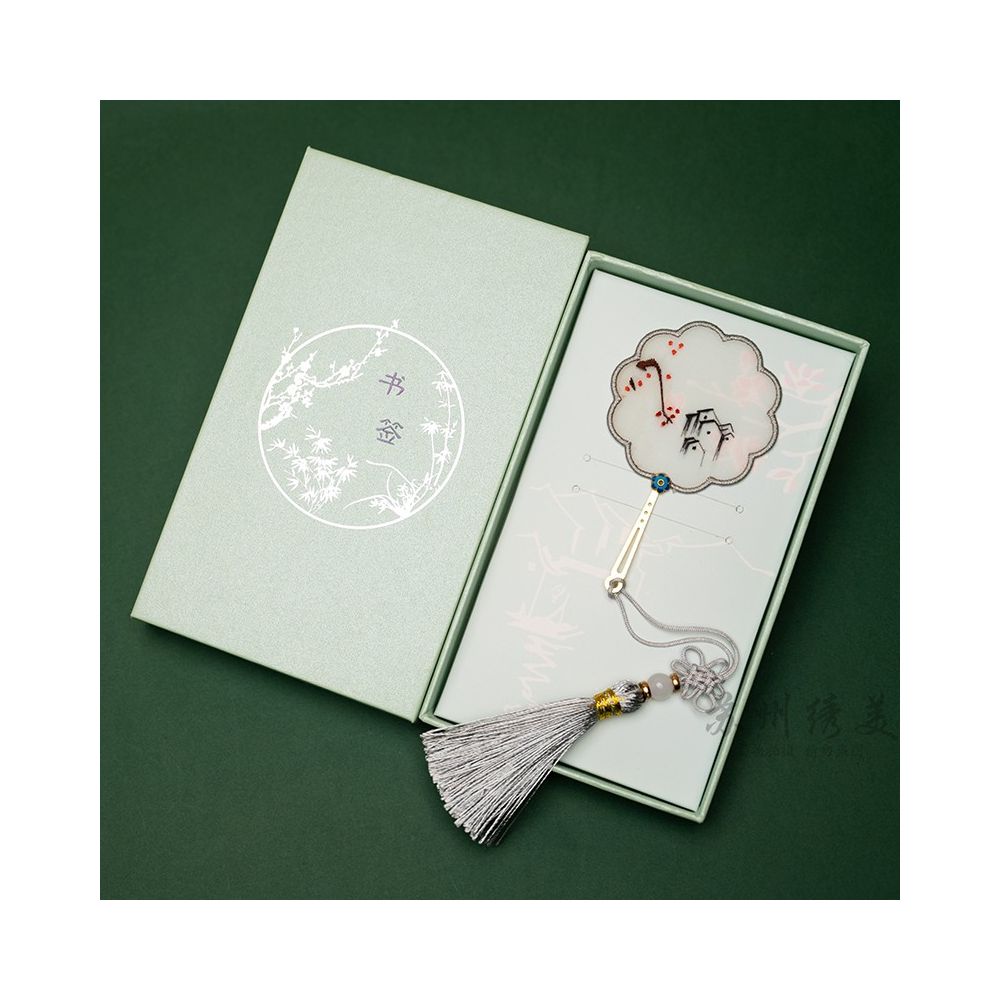 Suzhou Embroidery Handmade Double sided Embroidery Bookmark with Chinese Style Characteristics Suzhou Embroidery Art Gift for School Season Teacher s Day Gift image 28