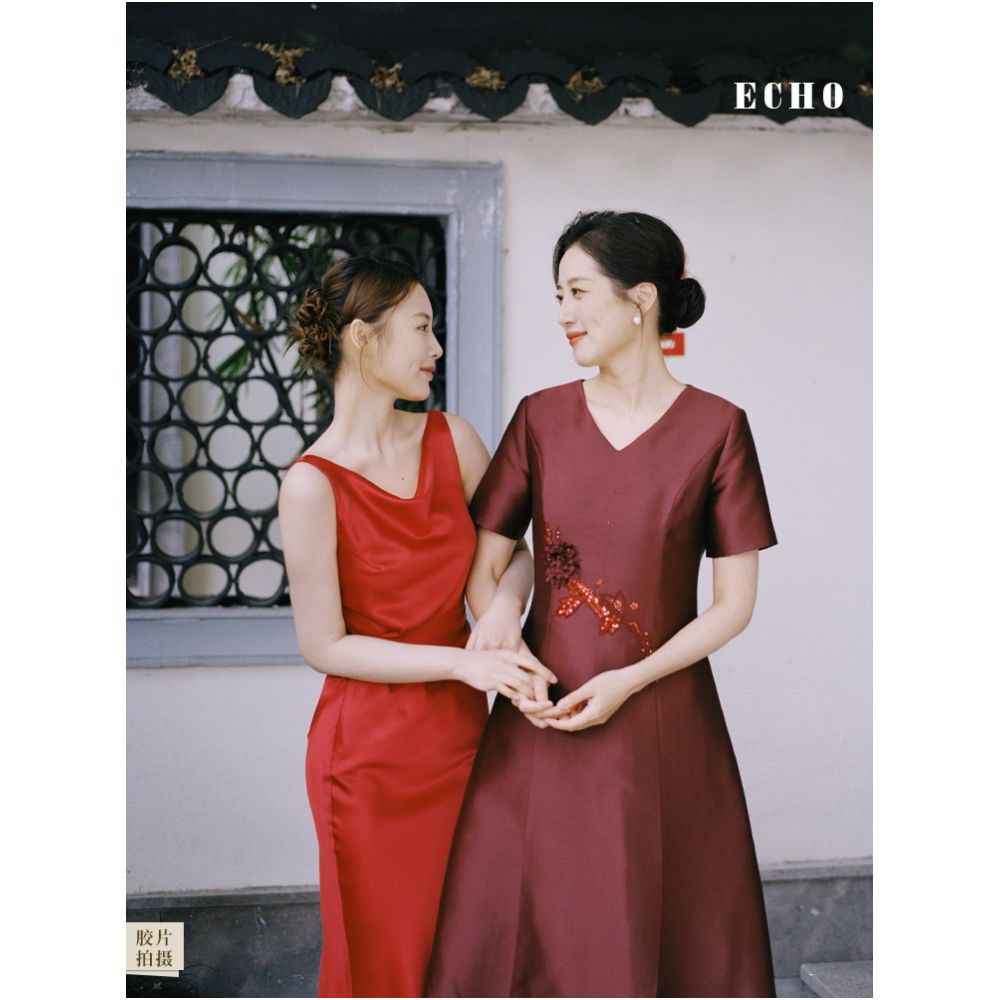 Echo Bridal Bridal Red Dress image 4
