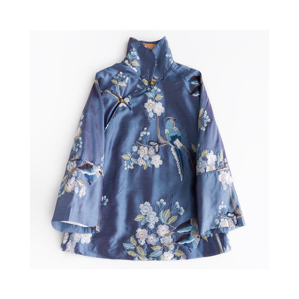 Zhendian Baby CPP211 Retro Chinese style Improved Tang Costume Inverted Big Sleeve Cheongsam Coat Embroidered Chinese Women s Clothing image 139