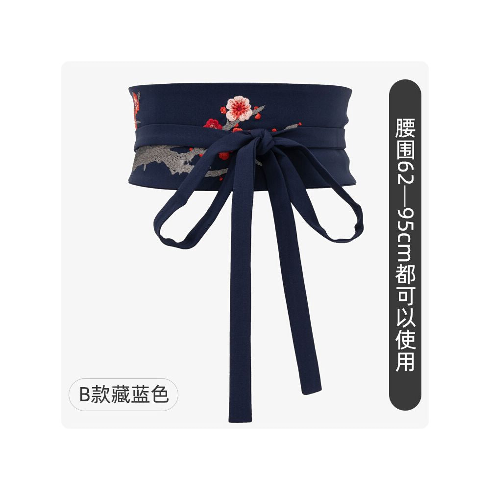 New Chinese style horse faced skirt dress with red embroidered Hanfu waistband women s skirt accessories palace retro Chinese style image 20