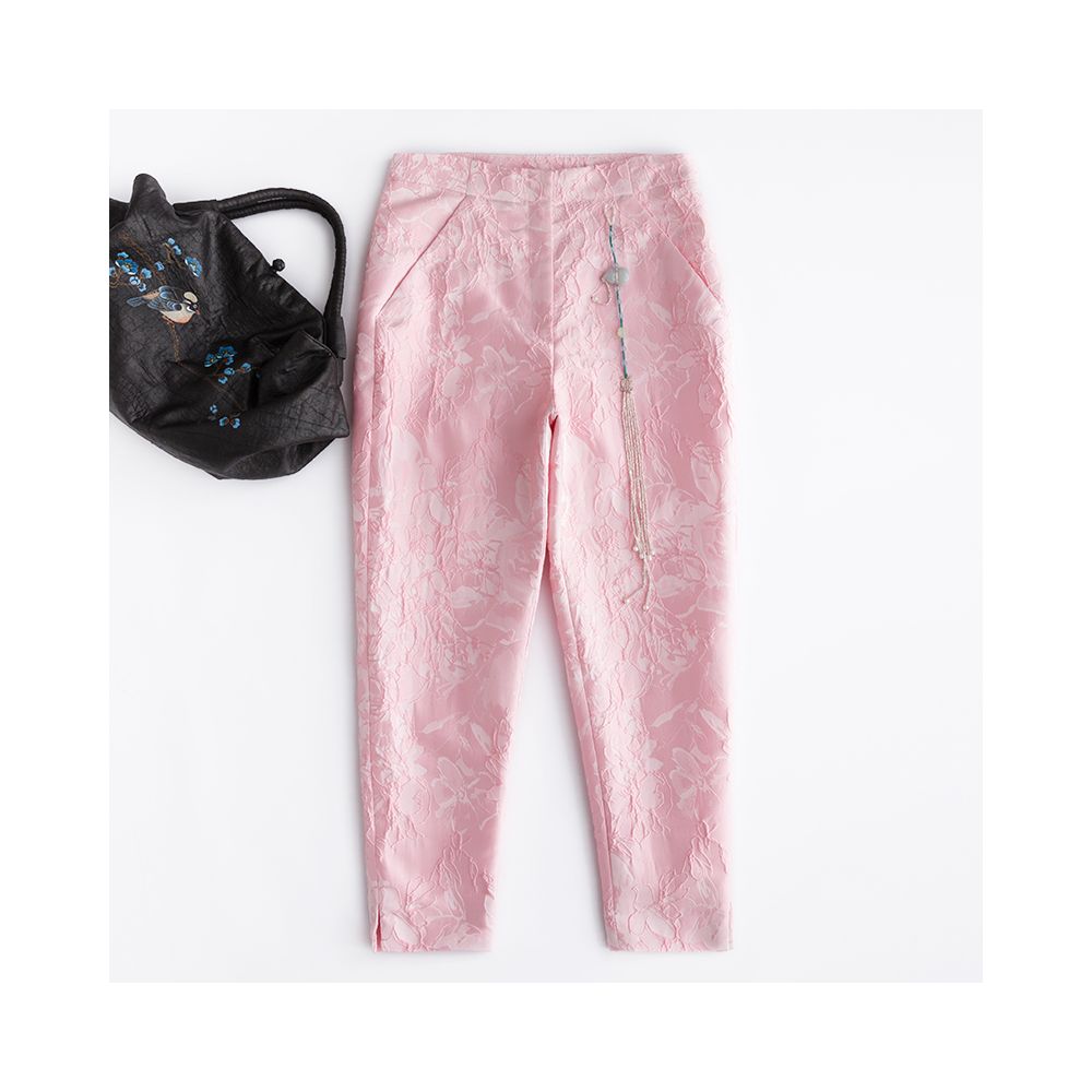 Asaya496 - Offline blood loss price CPP154 Chinese style retro casual pants women s Chinese style long pants versatile daily retro