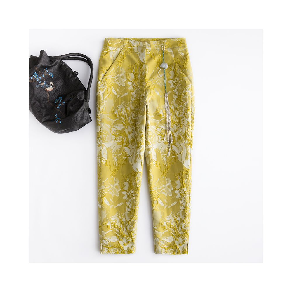 Offline blood loss price CPP154 Chinese style retro casual pants women s Chinese style long pants versatile daily retro image 24