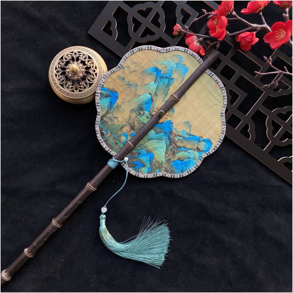 ASAYA4898 – Exquisite Vintage Round Fans 🌸🎐