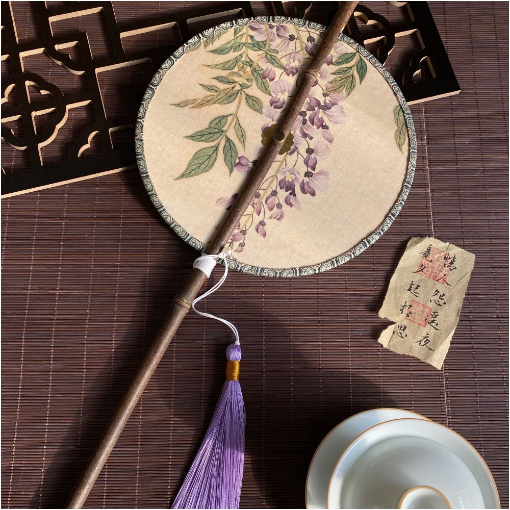 ASAYA4898 – Exquisite Vintage Round Fans 🌸🎐