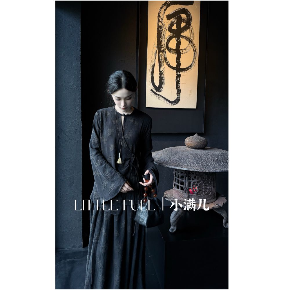 ASAYA5106 – Whisper Bloom Jacquard Set 🌑🌿