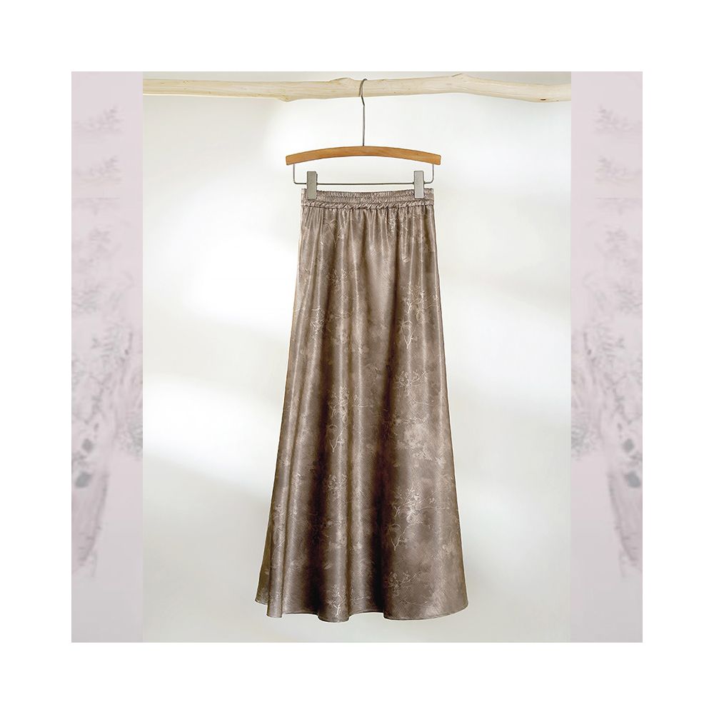 Xi Ran Chinese style national style half skirt high waisted fishtail skirt women s 2025 spring and summer new style retro long skirt image 4