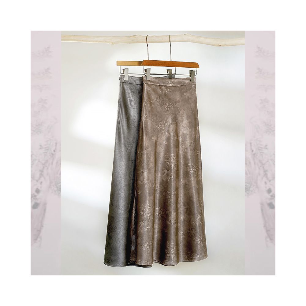 Xi Ran Chinese style national style half skirt high waisted fishtail skirt women s 2025 spring and summer new style retro long skirt image 5