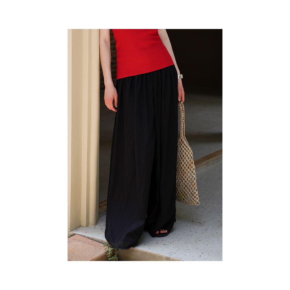 Miorastudio French retro old money style wide leg pants with a sense of drape floor length pants suit casual pants image 8