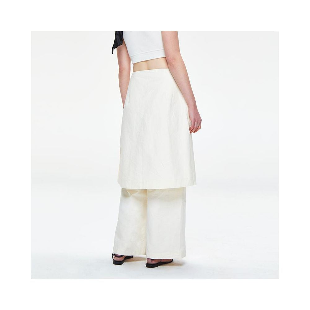 The Middle Celebrity Same Style Print Printed Long sleeved Shirt Artistic High end Stacked Pants and Skirts Set image 12