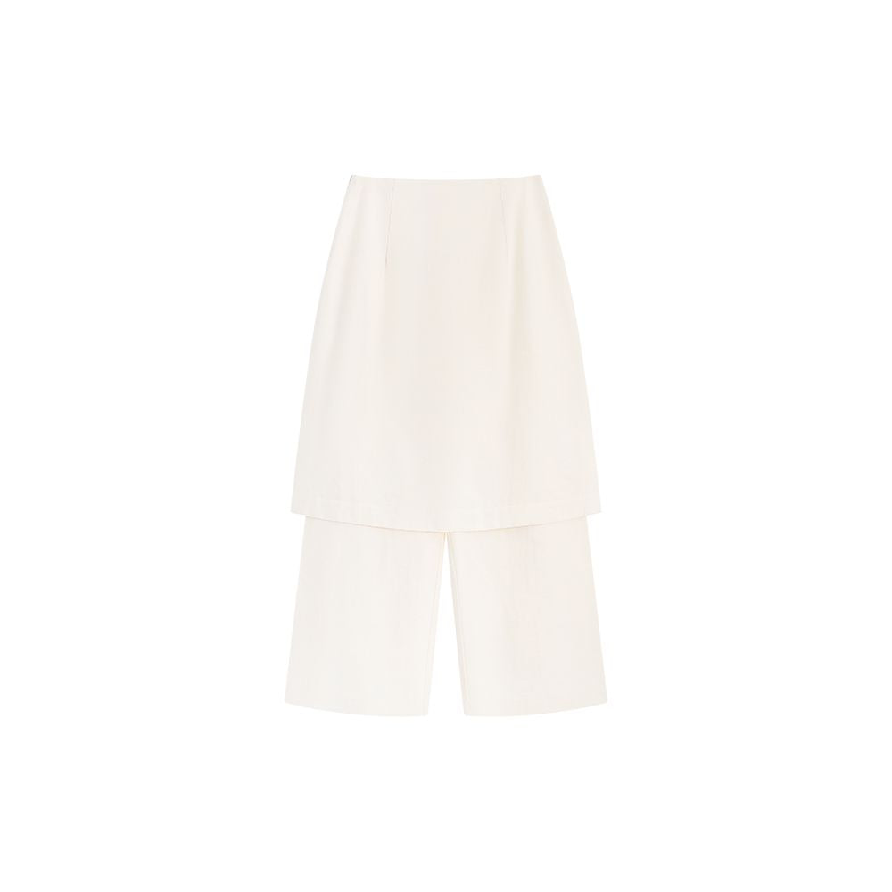 The Middle Celebrity Same Style Print Printed Long sleeved Shirt Artistic High end Stacked Pants and Skirts Set image 19