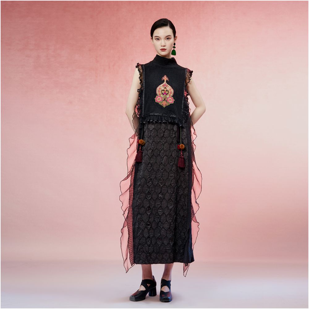 Jiqiu Guer New Chinese Style Vest High End Spring and Autumn Vest with Embroidered Tassels Ethnic Style Fashionable Resort Women image 7