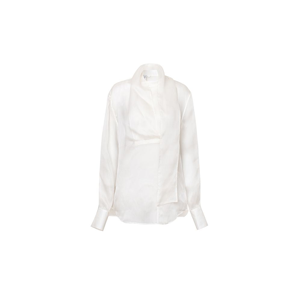 TOP Home Mist Morning Light French Romantic Retro 100 Mulberry Silk Fashionable High End Organza Ribbon Shirt image 12