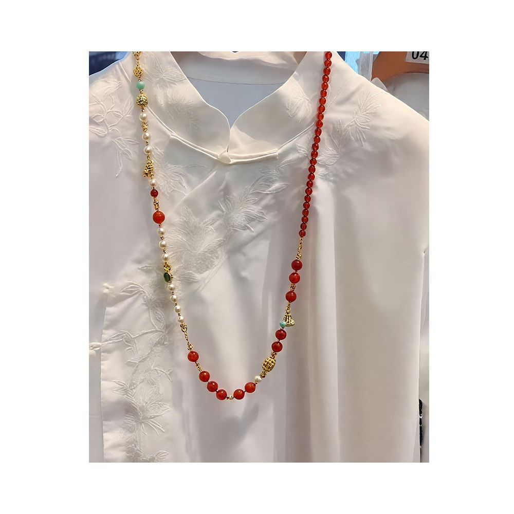 New Chinese style heavy industry embroidery retro buckle Chinese style shirt for women 2025 new long sleeved white versatile top autumn image 5