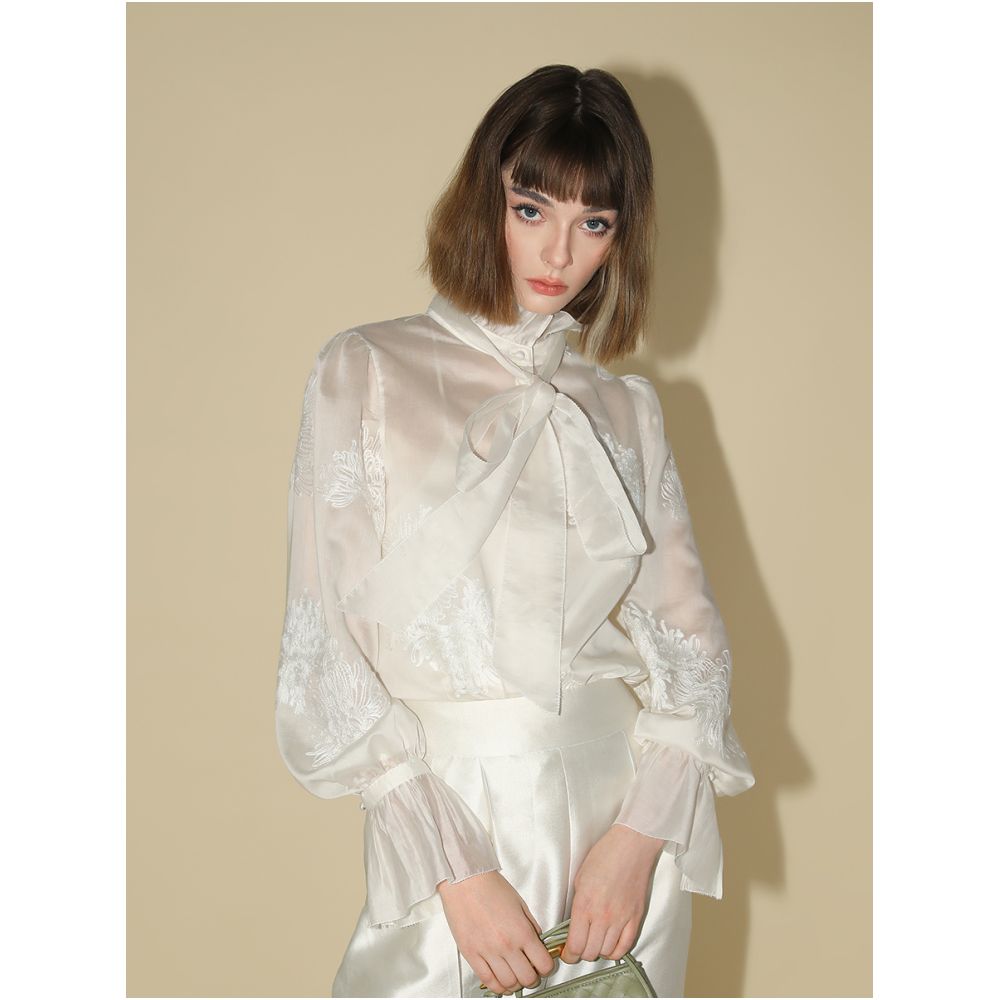 3 piece 50 off COCOBELLA New Chinese style Embroidered Lyocell Shirt Strap Set SR7015 image 2