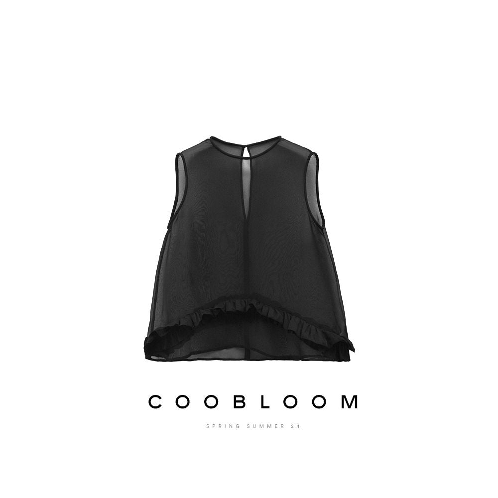 ASAYA5341 – Noir Sheer Silk Layered Set 🖤✨