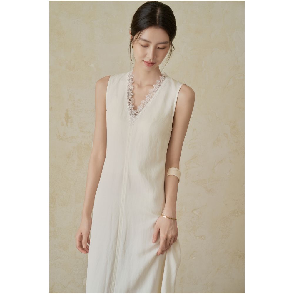 ASAYA5351 – Lace Serenity Maxi Dress 🤍🌿