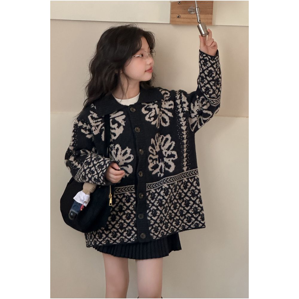 ASAYA5366 – Nordic Cozy Knit Jacket ❄️🖤