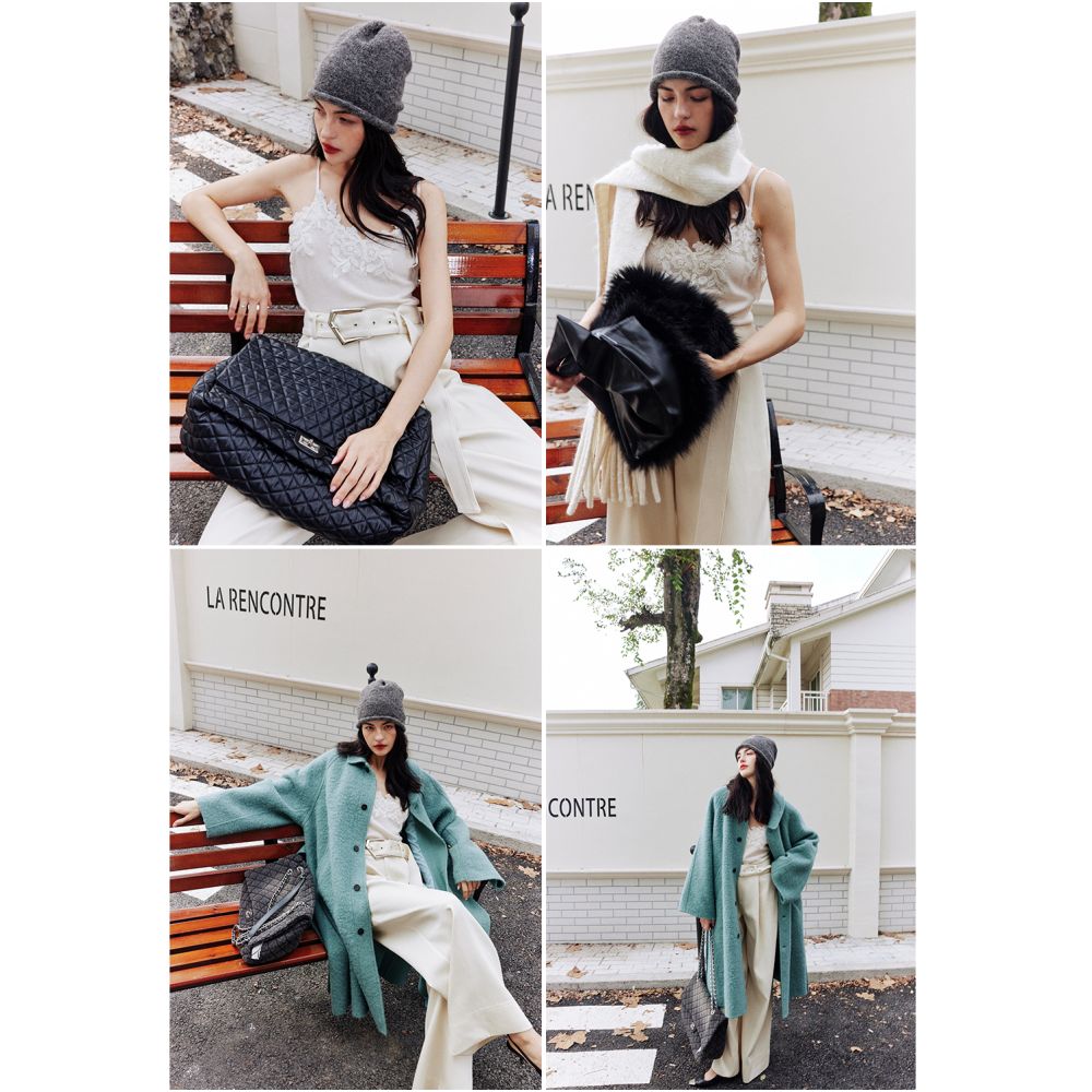 Rosebanks soft collision you should be tempted again Lace and lace splicing design wool suspender image 1