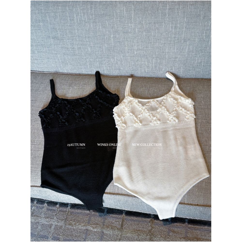 SST Advanced Edition Pure Desire Girl Lace Ribbon Knitted jumpsuit Strap image 2