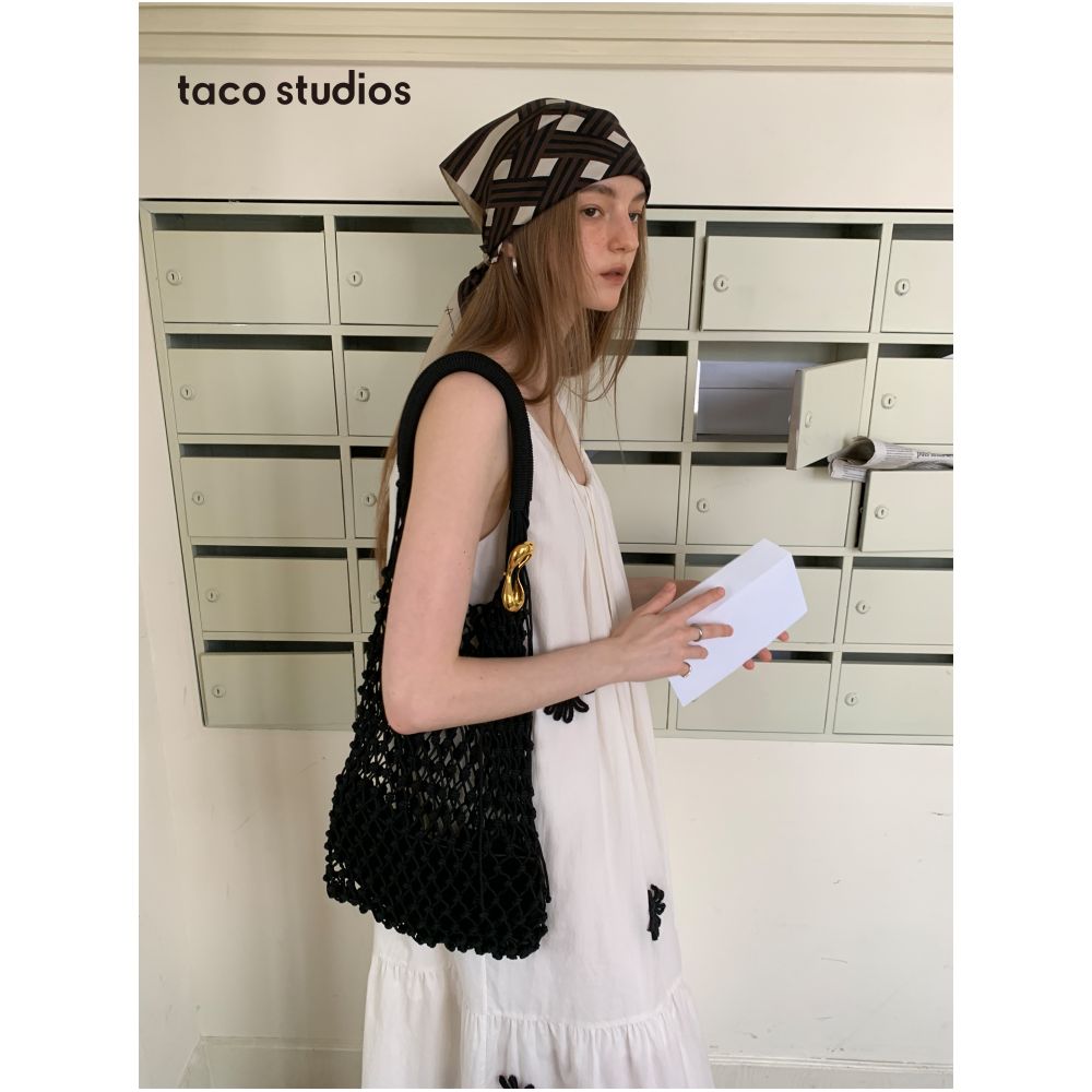 Taco studios gallery snapshot handmade flower sleeveless cotton shirt vacation style vest dress image 3