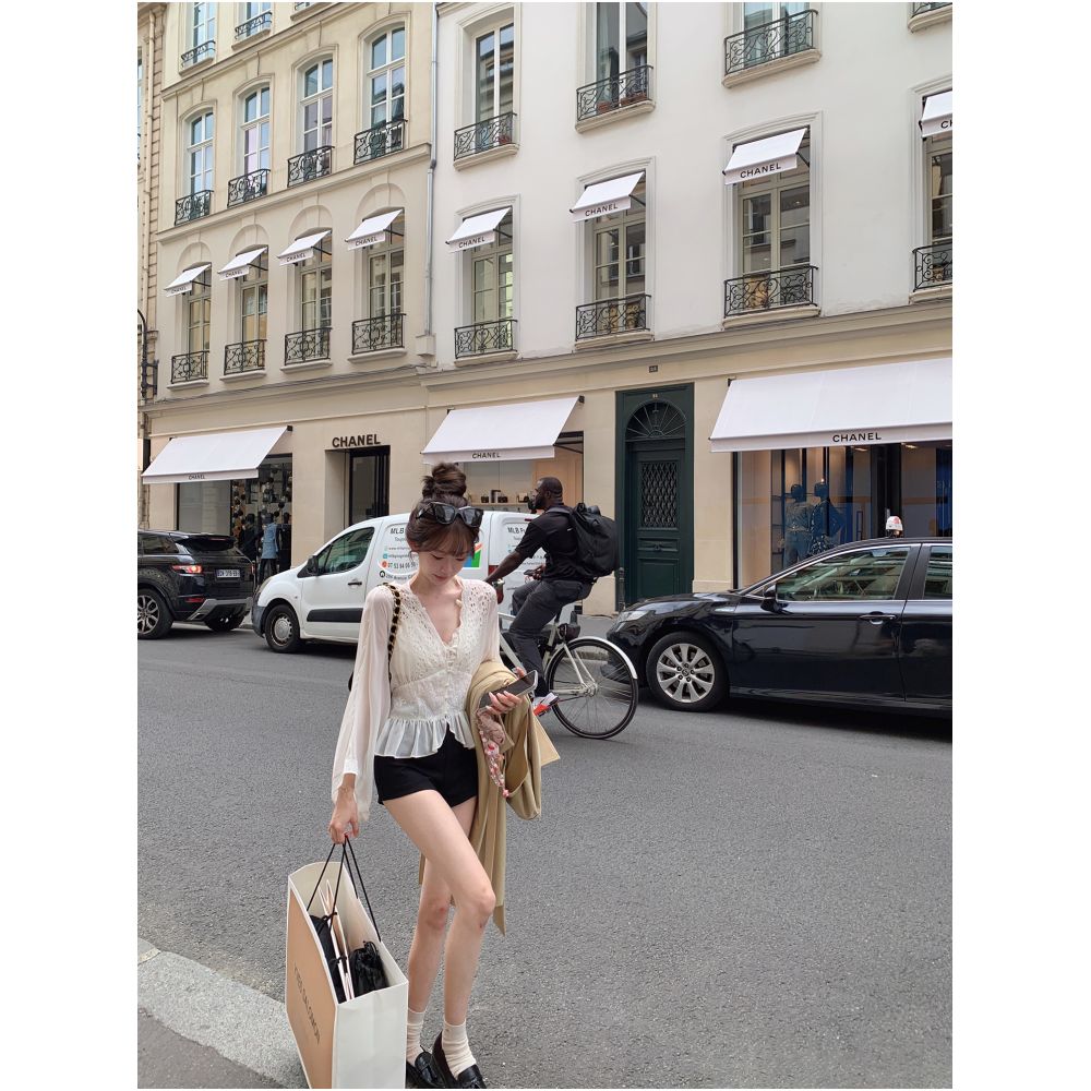 Mushroom Mushroom Lace Reverie Loves Lilies Embroidered shirt Lace bra Flower bud pants image 3