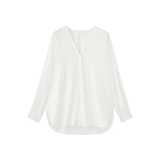 ASAYA5463 – Modern Soft Cotton Shirt 🤍🖤