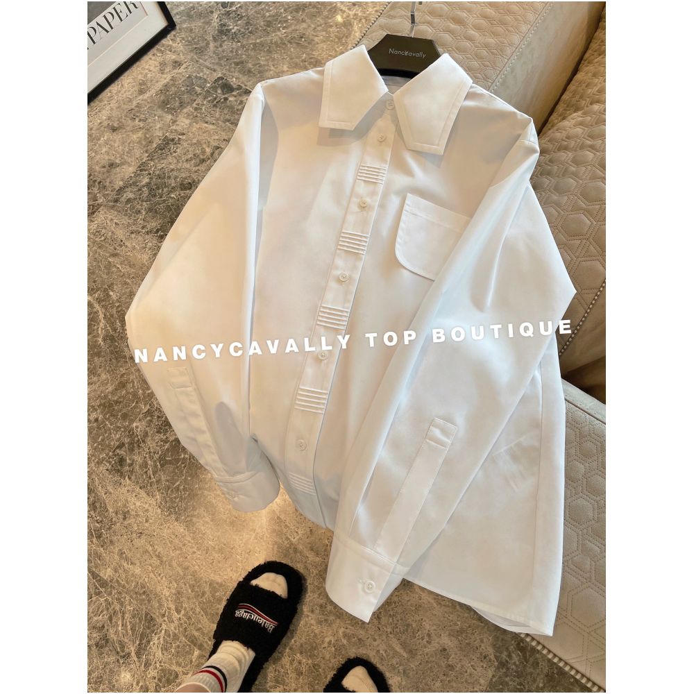 ASAYA5468 – Classic Tailored Shirt 🤍🩵