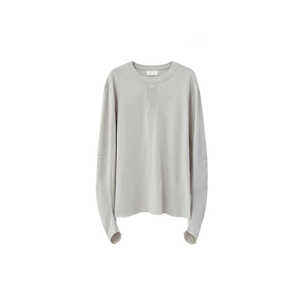 ASAYAHomme1516 – Solar Eclipse Henley Tee 🌑☀️