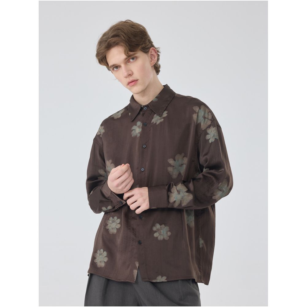 Autumn men s printed shirt men s loose fashion retro embroidery ethnic style original designer shirt men image 0