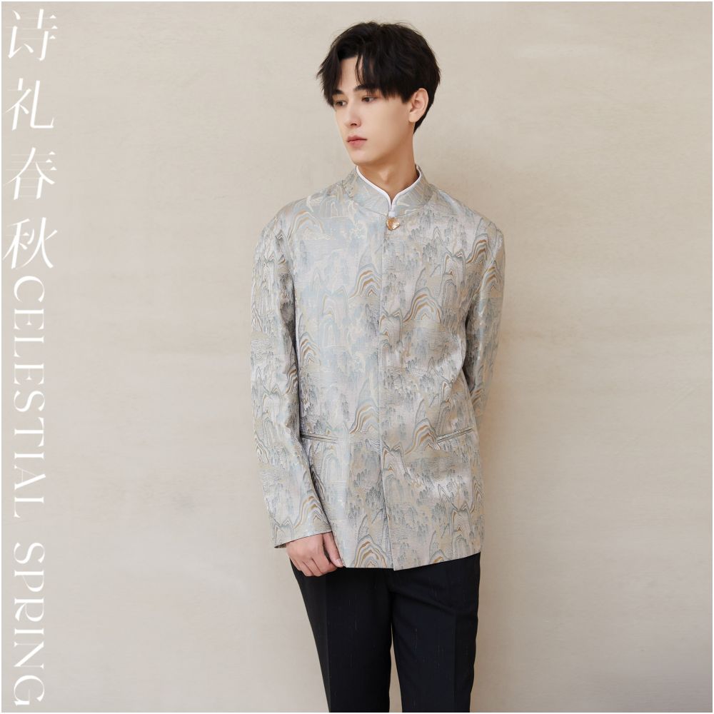 ASAYAHomme1537– Azure Wave Layered Duo Set 🌊💎