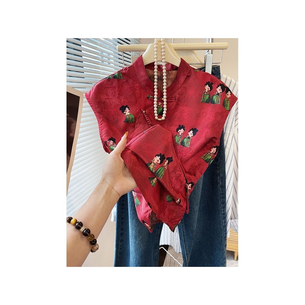 ASAYA5524 – Red Muse Oriental Top 🌹🧧