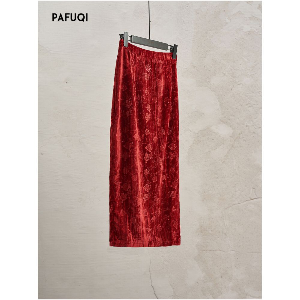 ASAYA5526 – Crimson Velvet Oriental Set ❤️✨