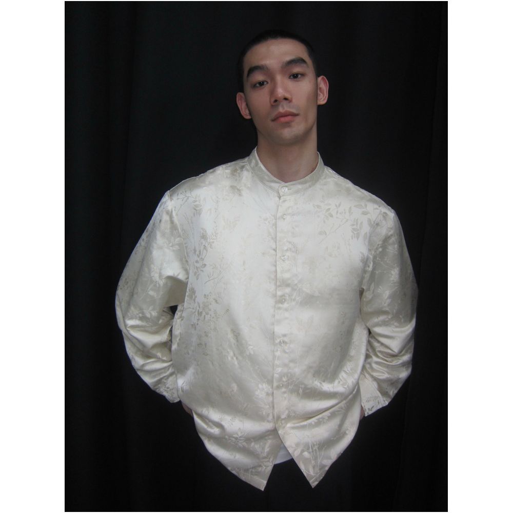 ASAYAHomme1546 – Midnight Pine Embroidered Set 🌲🌑