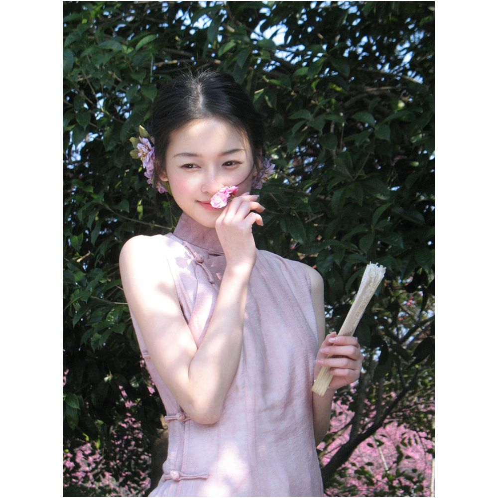 Improved qipao women s new Chinese style dress for women 2025 new Chinese style women s dress with retro temperament waist cinching and neck hanging skirt image 0